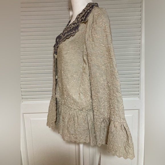 NWT Peter Nygard Embroidered Lightweight Blazer Size 14 - Picture 4 of 15